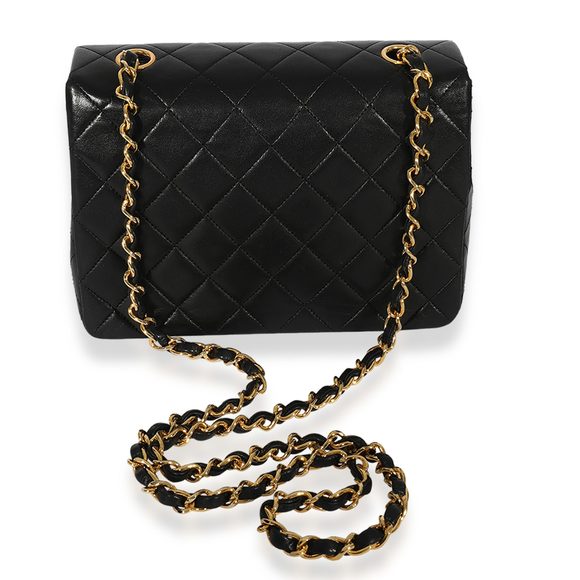 Chanel Vintage Black Quilted Lambskin Classic Mini Flap Bag - Picture 3 of 8